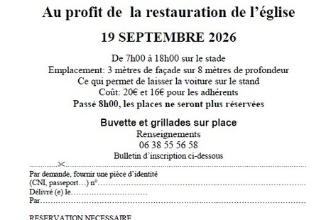 Brocante Les Amis de Bullion